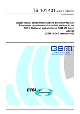 Standard ETSI TS 101431-V4.0.0 30.10.1998 preview