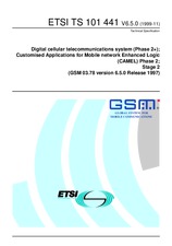 Standard ETSI TS 101441-V6.5.0 30.11.1999 preview