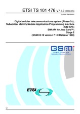 Standard ETSI TS 101476-V7.1.0 26.5.2000 preview
