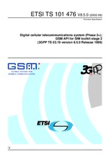 Standard ETSI TS 101476-V8.5.0 30.9.2002 preview