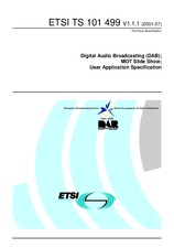 Standard ETSI TS 101499-V1.1.1 20.7.2001 preview