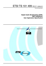 Standard ETSI TS 101499-V2.2.1 7.7.2008 preview