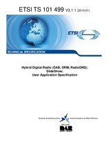 Standard ETSI TS 101499-V3.1.1 21.1.2015 preview
