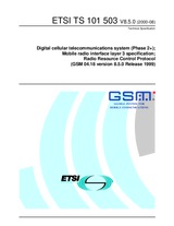 Standard ETSI TS 101503-V8.5.0 29.8.2000 preview