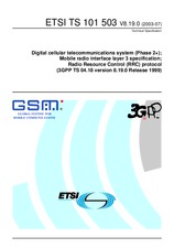 Standard ETSI TS 101503-V8.19.0 18.7.2003 preview