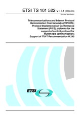 Standard ETSI TS 101522-V1.1.1 11.9.2000 preview