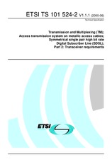 Standard ETSI TS 101524-2-V1.1.1 23.6.2000 preview