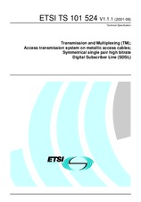 Standard ETSI TS 101524-V1.1.1 25.6.2001 preview
