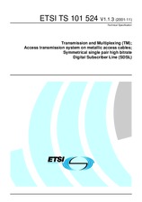 Standard ETSI TS 101524-V1.1.3 9.11.2001 preview