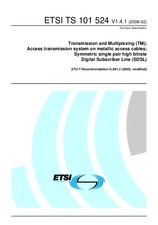 Standard ETSI TS 101524-V1.4.1 3.2.2006 preview