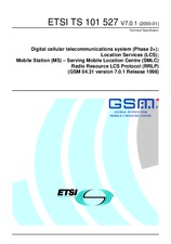 Standard ETSI TS 101527-V7.0.1 26.1.2000 preview