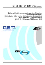Standard ETSI TS 101527-V7.9.0 26.2.2002 preview