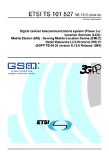 Standard ETSI TS 101527-V8.15.0 17.9.2004 preview