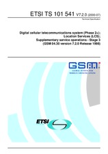 Standard ETSI TS 101541-V7.2.0 31.7.2000 preview