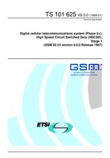 Standard ETSI TS 101625-V6.0.0 11.1.1999 preview