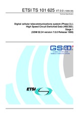 Standard ETSI TS 101625-V7.0.0 13.8.1999 preview