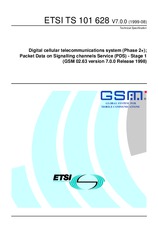 Standard ETSI TS 101628-V7.0.0 13.8.1999 preview