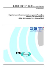 Standard ETSI TS 101630-V7.0.0 13.8.1999 preview