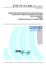 Standard ETSI TS 101638-V8.0.1 28.4.2000 preview