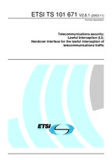 Standard ETSI TS 101671-V2.8.1 25.11.2003 preview