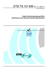 Standard ETSI TS 101699-V1.1.1 22.11.1999 preview
