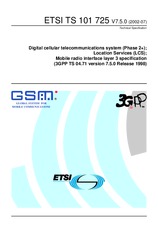Standard ETSI TS 101725-V7.5.0 31.7.2002 preview