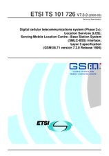 Standard ETSI TS 101726-V7.3.0 26.5.2000 preview