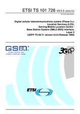 Standard ETSI TS 101726-V8.5.0 31.3.2002 preview