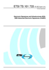 Standard ETSI TS 101733-V1.8.3 6.1.2011 preview