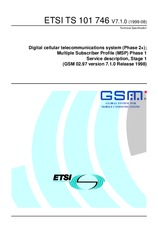 Standard ETSI TS 101746-V7.1.0 30.8.1999 preview
