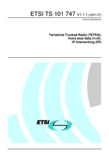 Standard ETSI TS 101747-V1.1.1 9.7.2001 preview