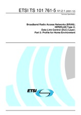 Standard ETSI TS 101761-5-V1.2.1 20.12.2001 preview