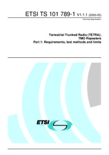 Standard ETSI TS 101789-1-V1.1.1 3.5.2000 preview