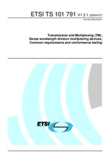 Standard ETSI TS 101791-V1.3.1 13.7.2004 preview