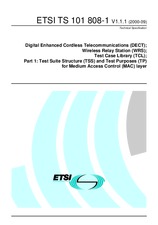 Standard ETSI TS 101808-1-V1.1.1 14.9.2000 preview