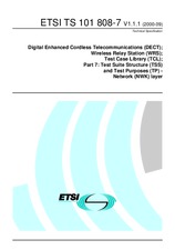 Standard ETSI TS 101808-7-V1.1.1 14.9.2000 preview
