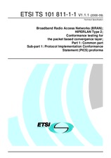 Standard ETSI TS 101811-1-1-V1.1.1 13.9.2000 preview