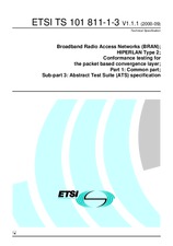 Standard ETSI TS 101811-1-3-V1.1.1 13.9.2000 preview