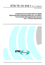 Standard ETSI TS 101818-1-V1.1.1 18.7.2000 preview