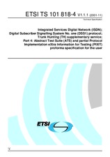 Standard ETSI TS 101818-4-V1.1.1 30.11.2001 preview