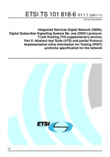 Standard ETSI TS 101818-6-V1.1.1 30.11.2001 preview