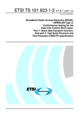 Standard ETSI TS 101823-1-2-V1.2.1 17.12.2001 preview