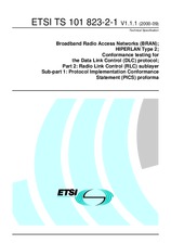 Standard ETSI TS 101823-2-1-V1.1.1 13.9.2000 preview