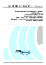 Standard ETSI TS 101823-2-1-V1.2.1 17.12.2001 preview
