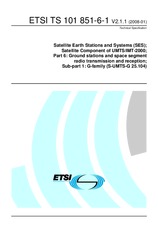 Standard ETSI TS 101851-6-1-V2.1.1 31.1.2008 preview