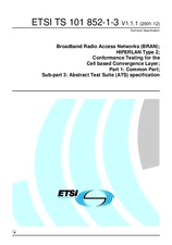Standard ETSI TS 101852-1-3-V1.1.1 17.12.2001 preview