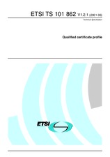 Standard ETSI TS 101862-V1.2.1 19.6.2001 preview