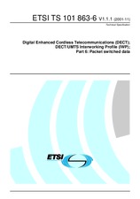 Standard ETSI TS 101863-6-V1.1.1 14.11.2001 preview