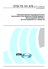 Standard ETSI TS 101878-V1.1.1 7.2.2002 preview