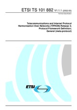 Standard ETSI TS 101882-V1.1.1 17.5.2002 preview